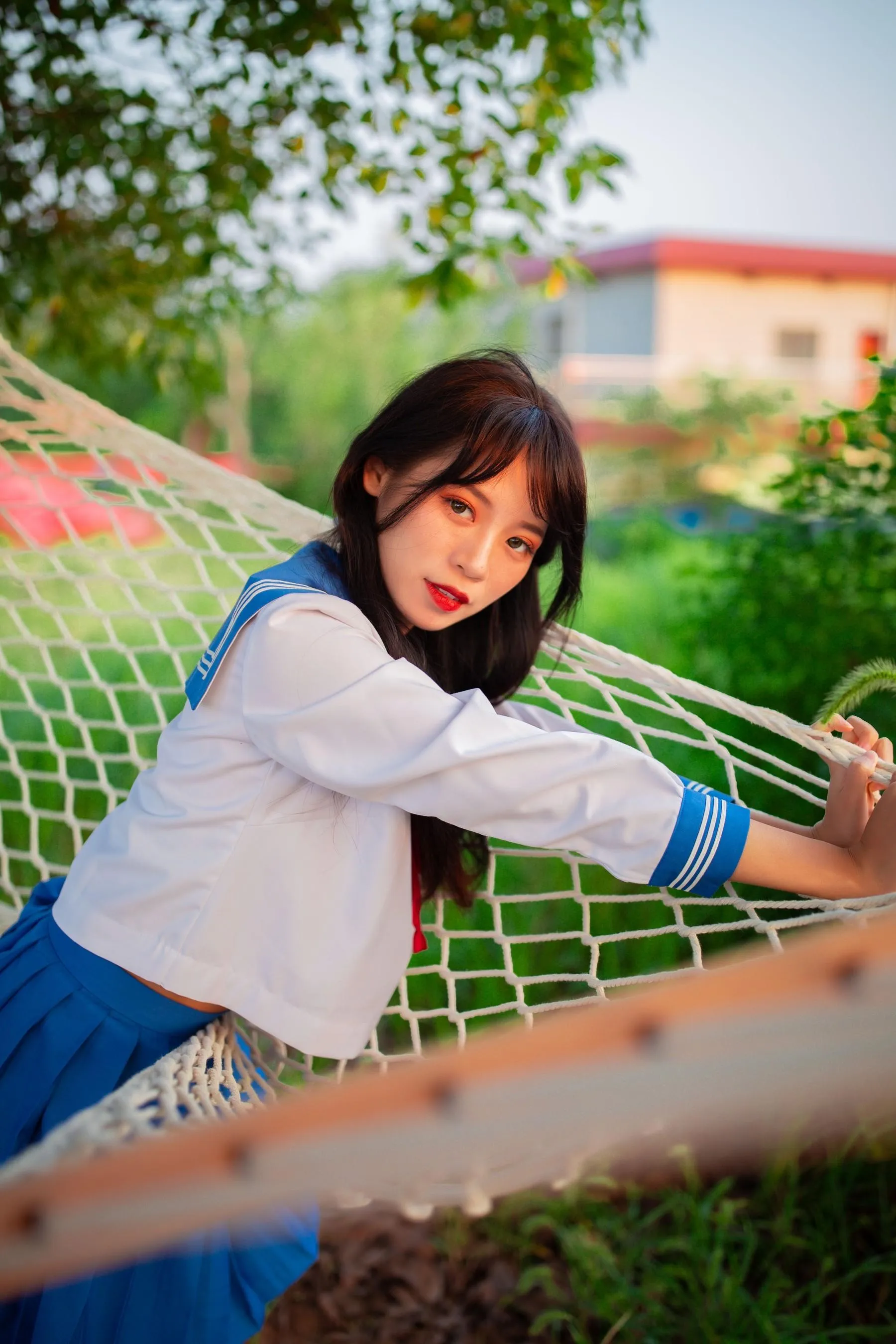 [YITUYU艺图语]2022.02.02 JK少女 一只橙子 [48P]插图9